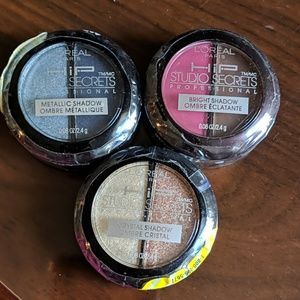 Loreal New 3 Eyeshadows